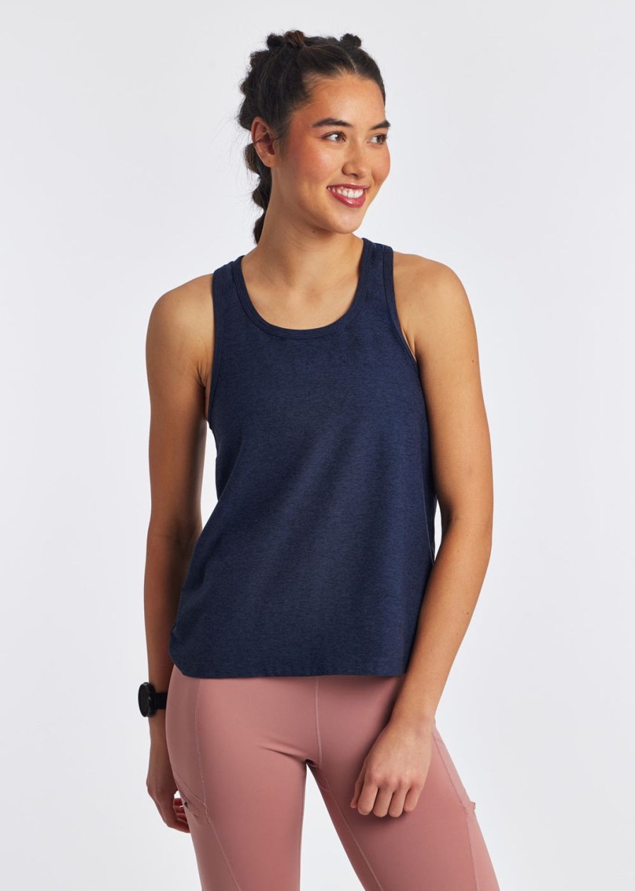 OISELLE Lux Boxy Racerback Tank New