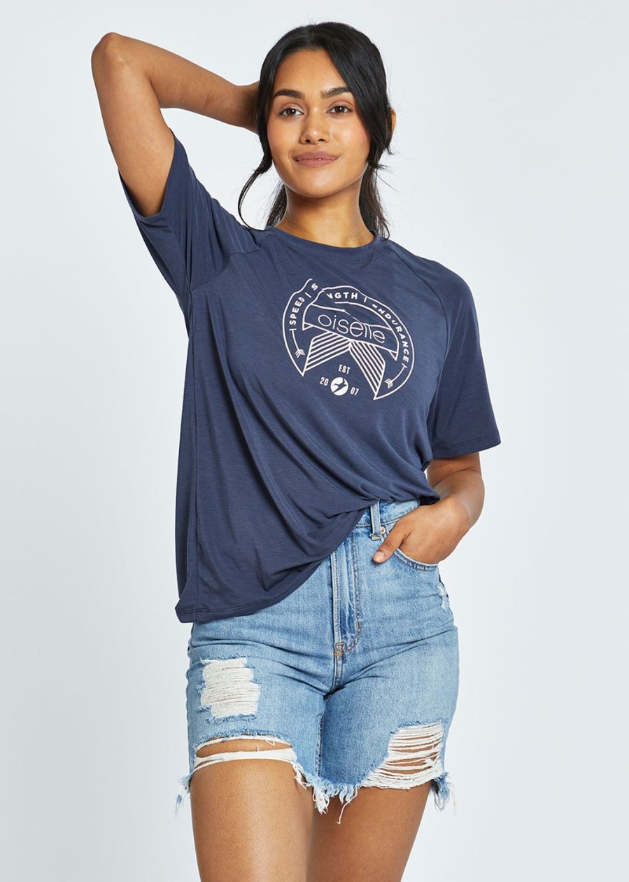 OISELLE Crest Easy Fit Tee Hot