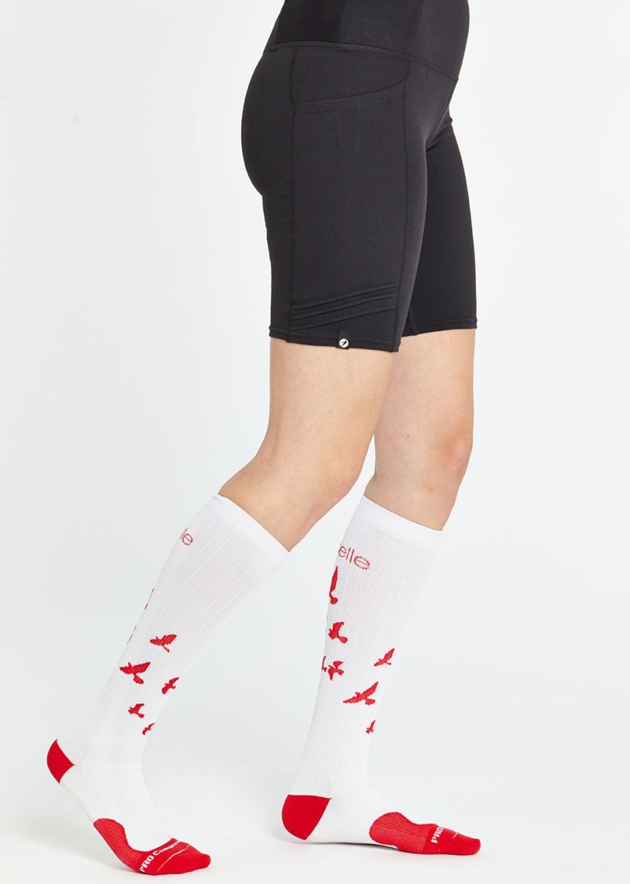 OISELLE Tall Bird Pro Compression Socks | Running Socks | Oiselle Blaze New