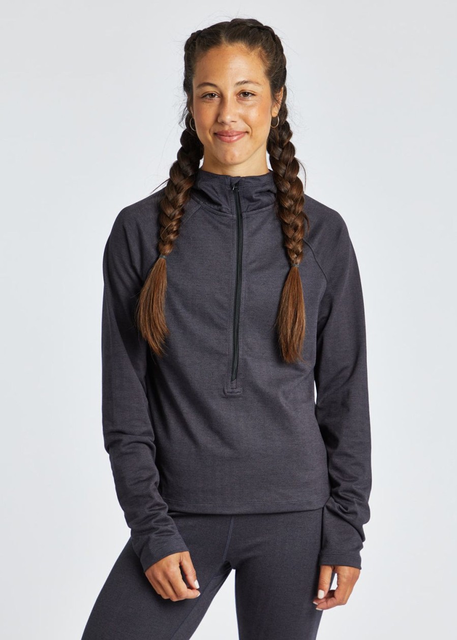 OISELLE Herringbird Hoodie Black Best