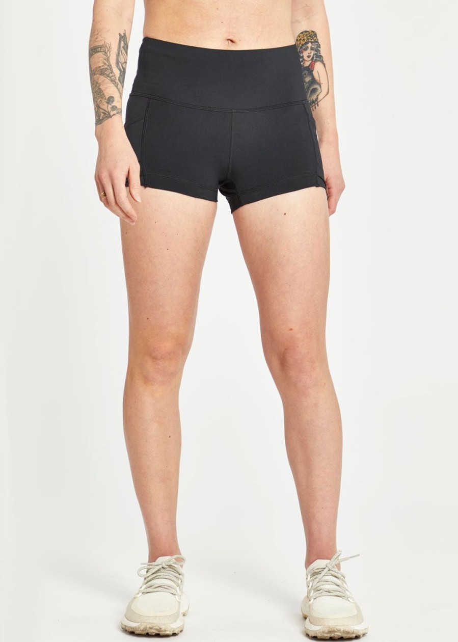 OISELLE Dart Shorts Mini Black New