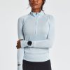 OISELLE Flyout Wool Half Zip Clearance