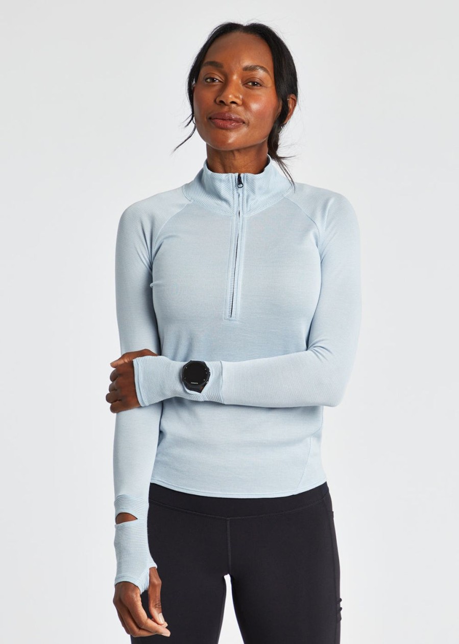 OISELLE Flyout Wool Half Zip Clearance