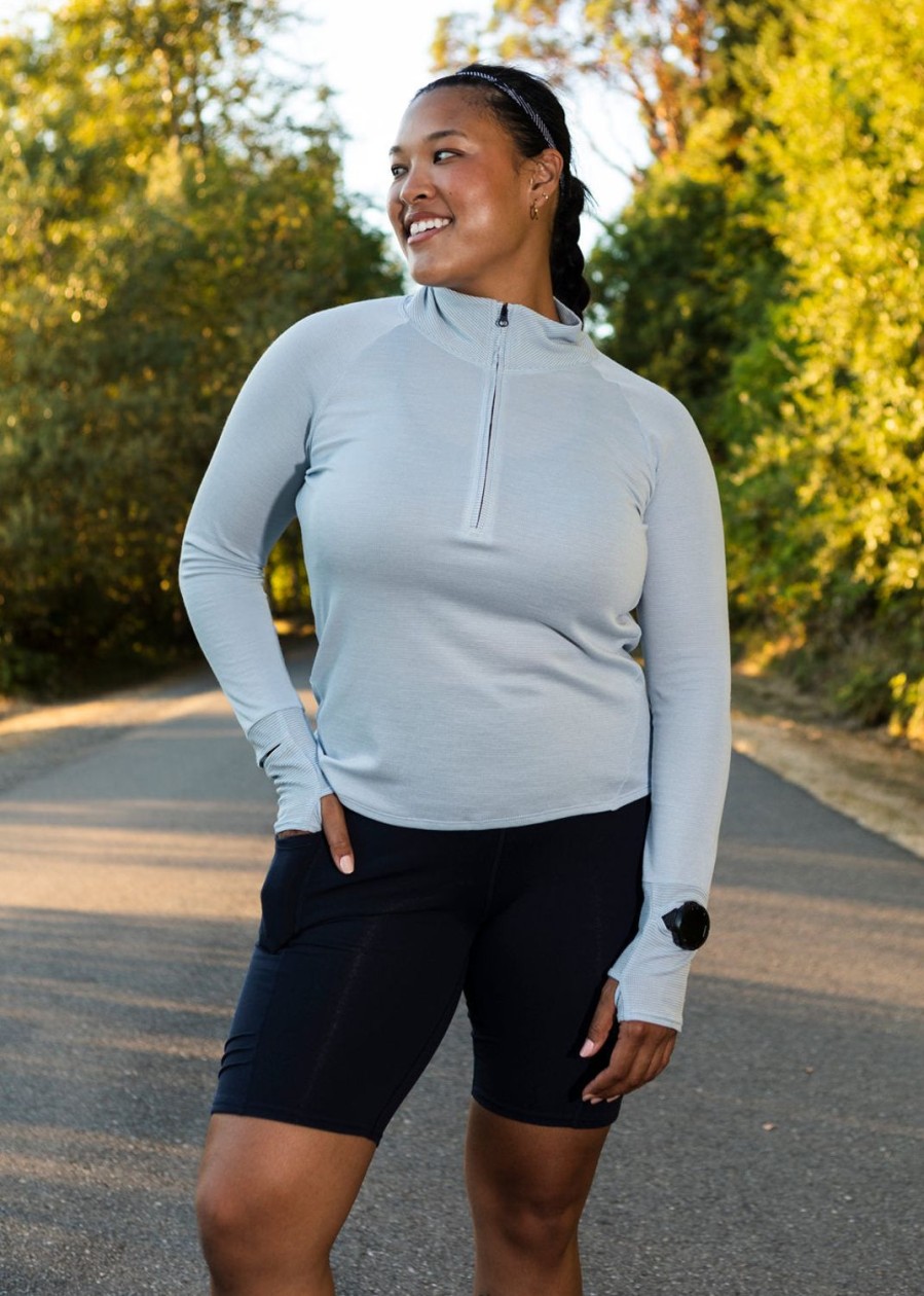 OISELLE Flyout Wool Half Zip Clearance