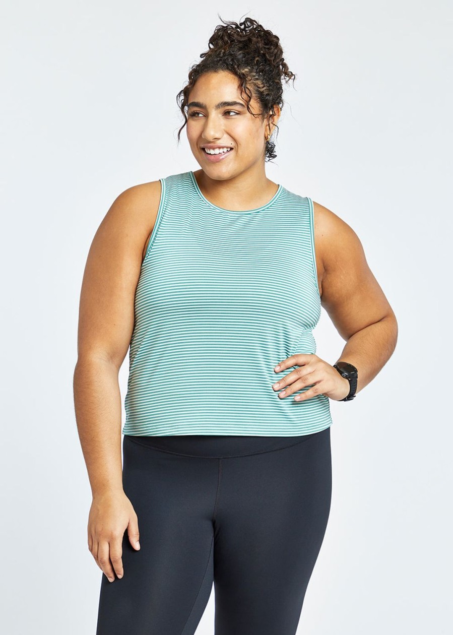 OISELLE Striped Trail Tank New