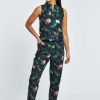 OISELLE Utility Jumpsuit Moody Floral New